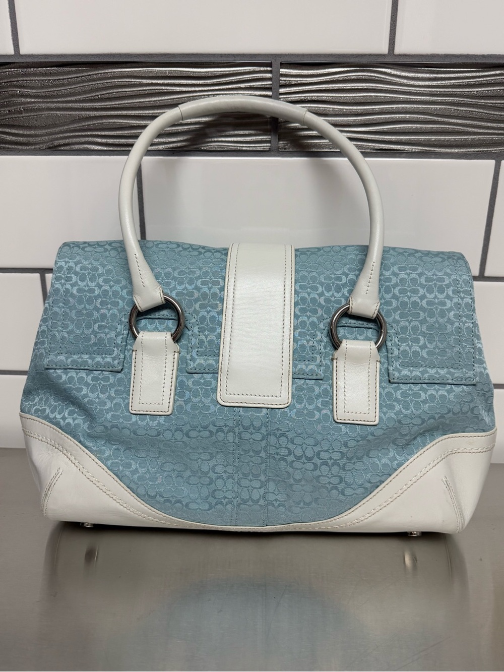 Coach SoHo Signature Satchel - Picture 2 of 8